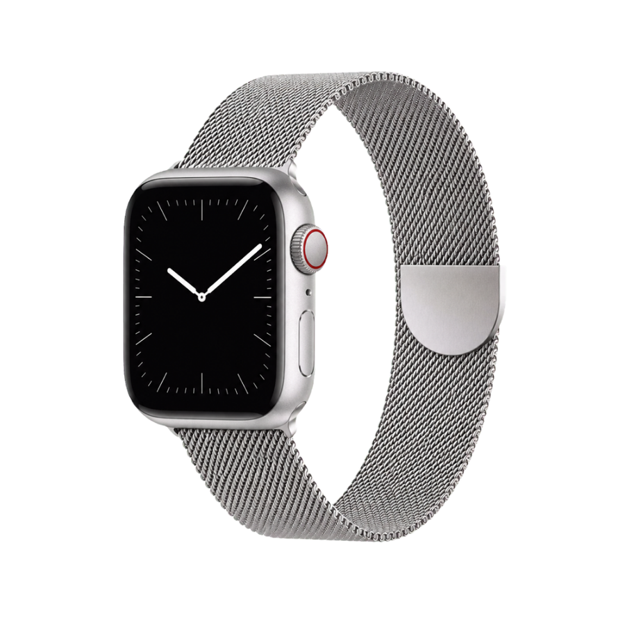 Milano Magnetic Steel Band — Silver Magnetic Milanese
