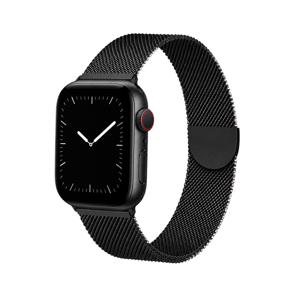 Milano Magnetic Steel Band — Black Magnetic Milanese