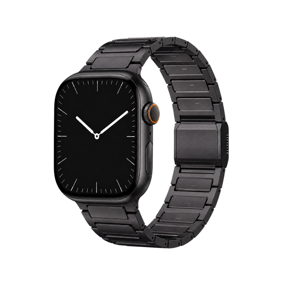 Classic Magnetic Titanium Band — Sand-Textured - Black