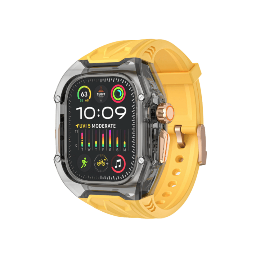 Armor Wrap Case-Band — Yellow Clear Black