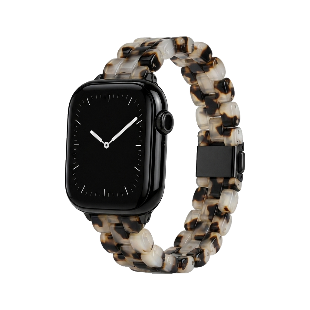 Oval Resin Band — Coffee Jelly
