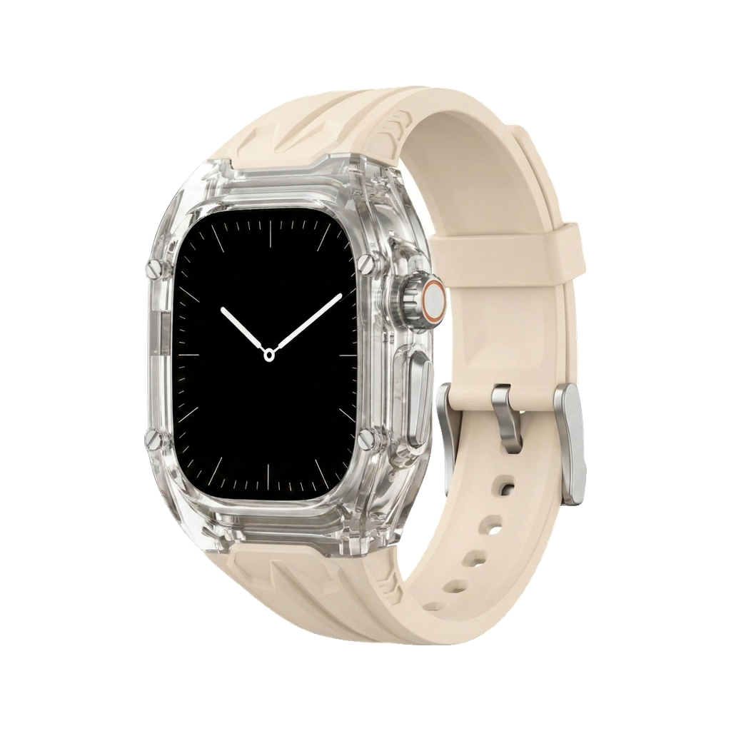 Glacier Haute Ultra Case-Band — Clear Case + Starlight Band + Pin Buckle