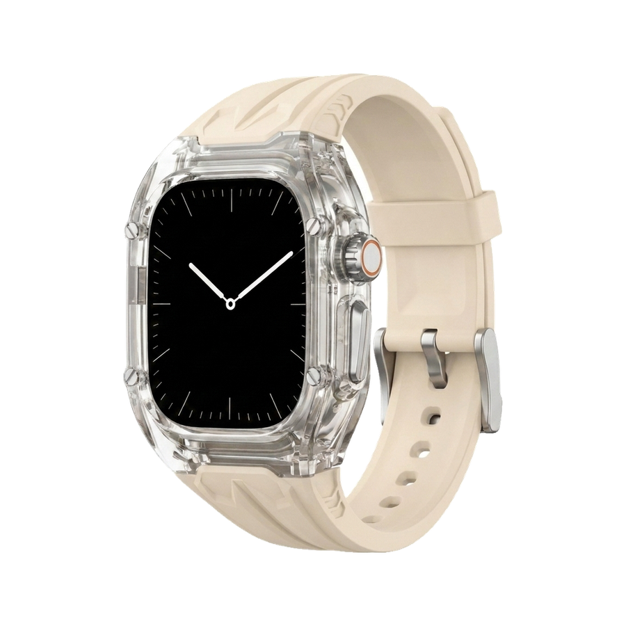 Glacier Haute Ultra Case-Band — Clear Case + Starlight Band + Pin Buckle
